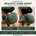Souqimax™ 3D Deep-Tissue Dual-Palm Portable Neck & Shoulder Massager with Heat